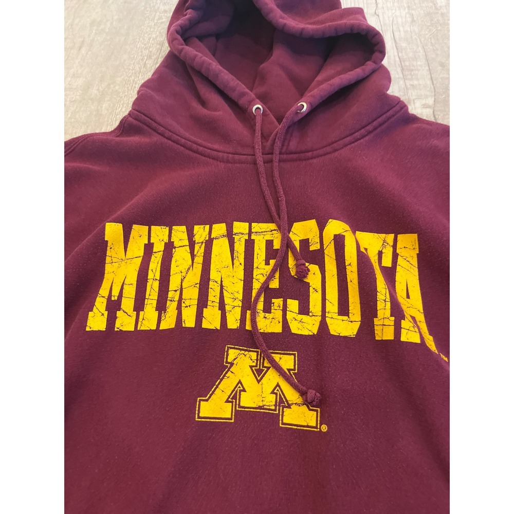 MV Sport Pro-Weave Minnesota Golden Gophers Hoodie Maroon Mens Medium NCAA